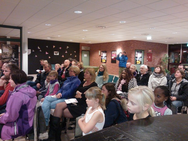 Publikum i Hjerterommet (foto: Nome kulturskole)