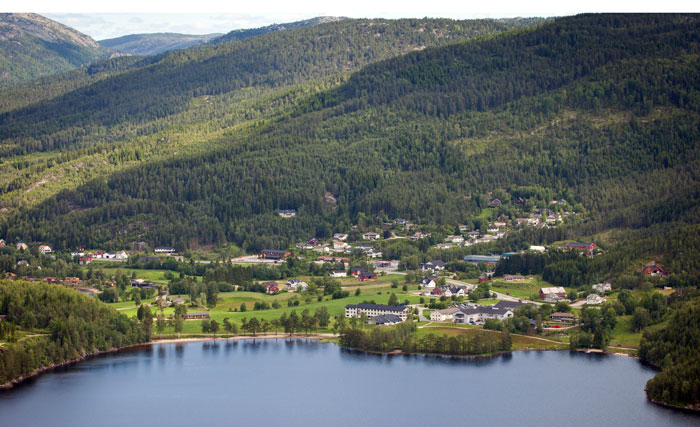 Hægebostad er ein av få kommunar i Småkommuneprogrammet som har aukande innbyggjartal. (Foto: Hægebostad kommune)