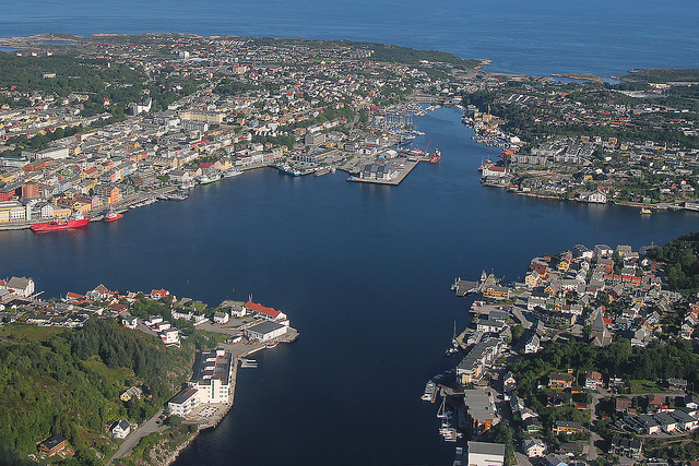 Flyfoto av Kristiansund