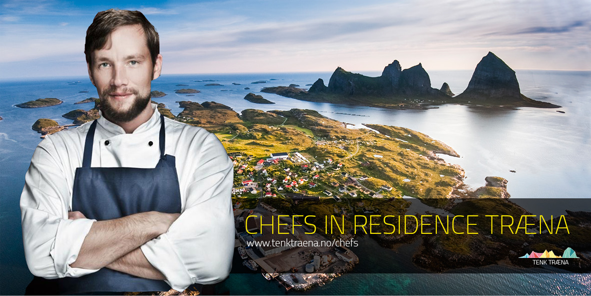 Banner m påskrift: Chefs in Residence