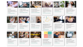 Miniatyrbilder av alle metoder og verktøy som finnes på distriktssenteret.no